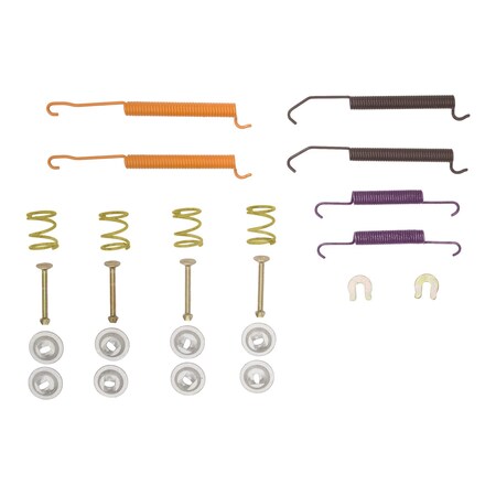 Dynamic Friction Co Drum Brake Hardware Kit, Rear 370-76016